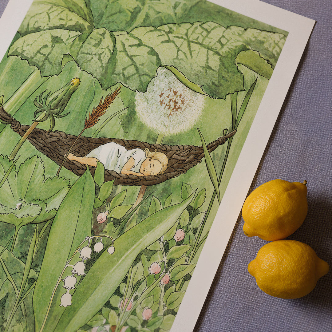 Thumbelina by Elsa Beskow Poster