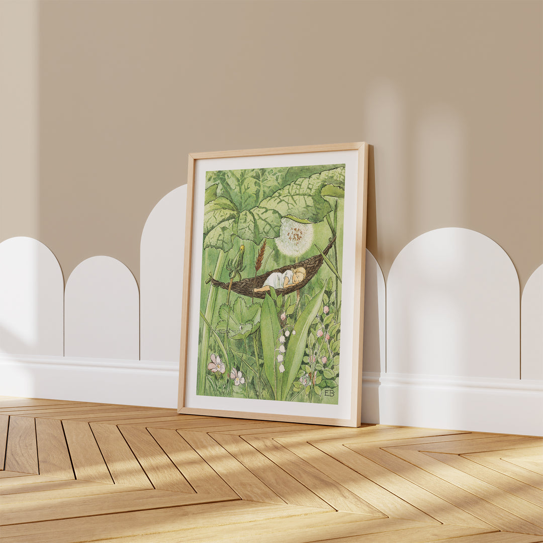 Thumbelina by Elsa Beskow Poster