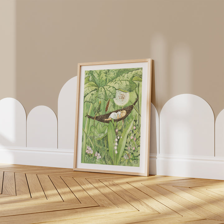 Thumbelina by Elsa Beskow Poster