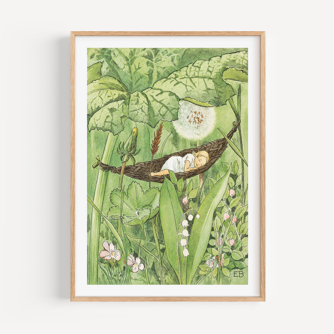 Thumbelina by Elsa Beskow Poster