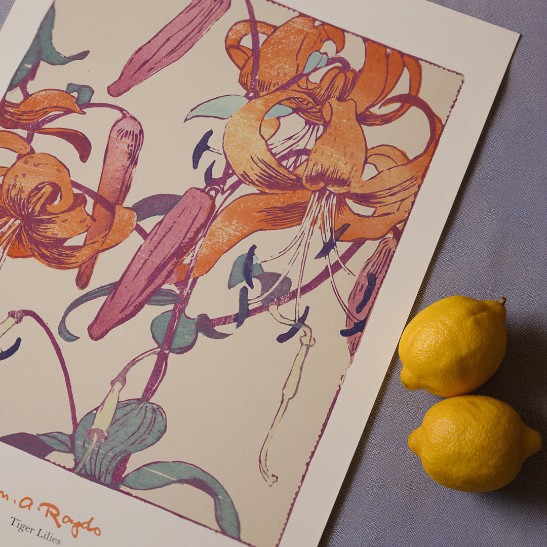 Tiger Lilies by Mabel Royds Poster