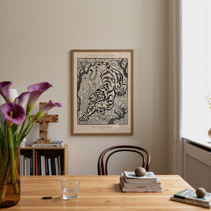 Tiger in the Junge by Paul Ranson Poster