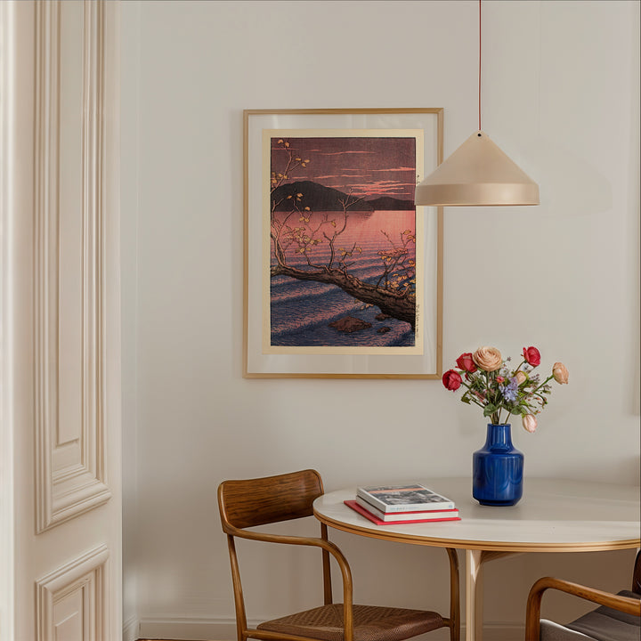 Towada Lake Aomori by Hasui Kawase Poster