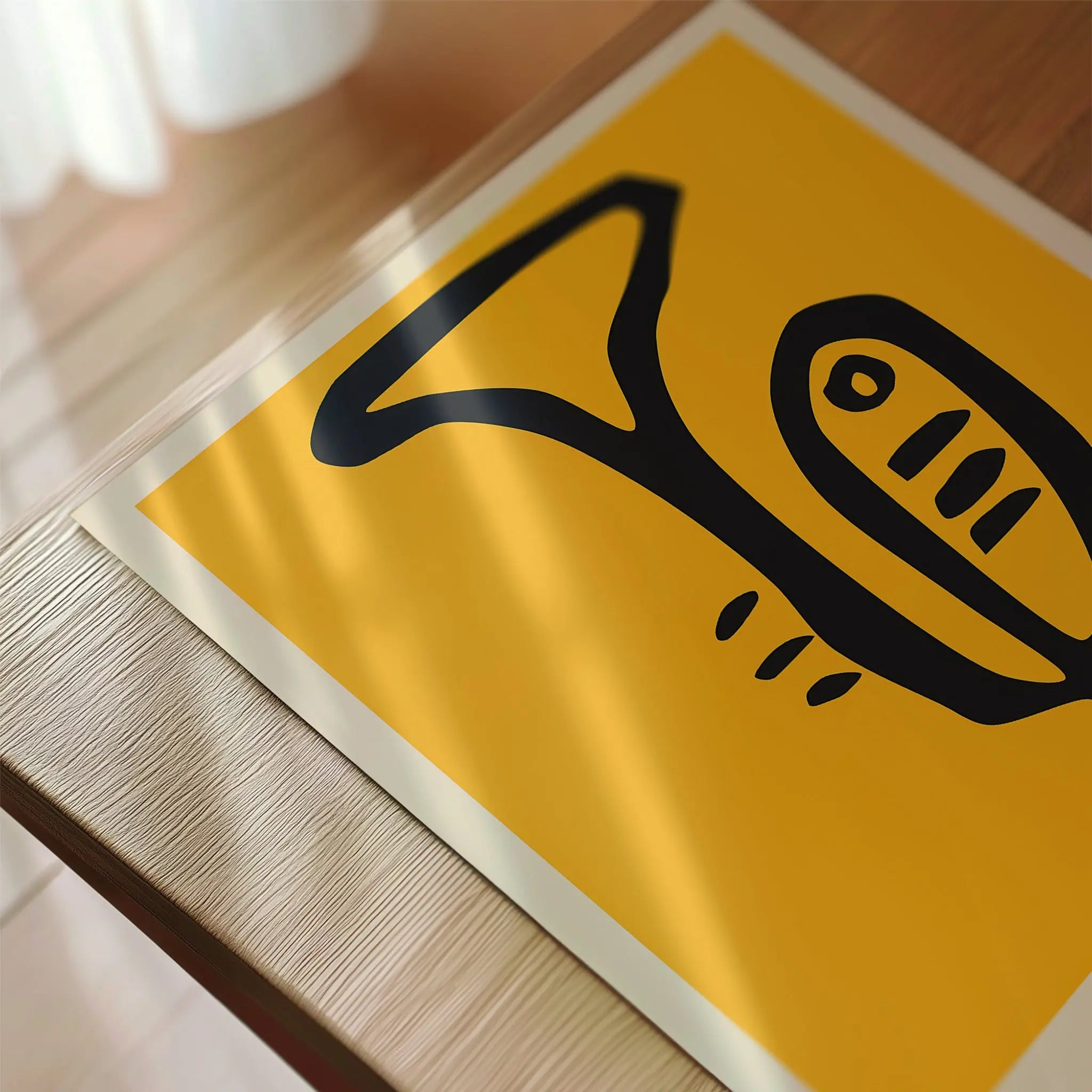 アート・デザイン・音楽 Self Service No.34 Trumpet Jazz Festival Poster - Mid-Century Mustard Yellow - Poster