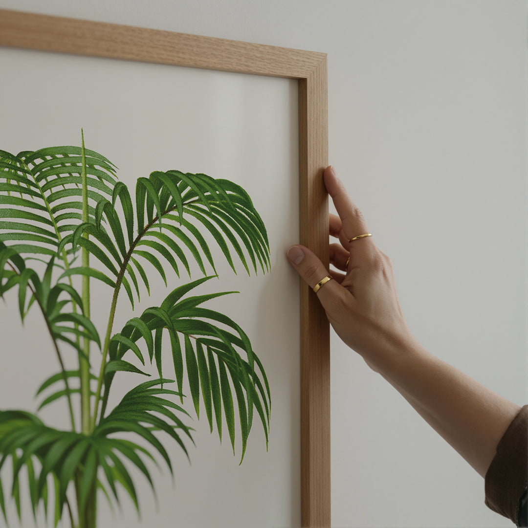 Umbrella Palm Vintage Poster