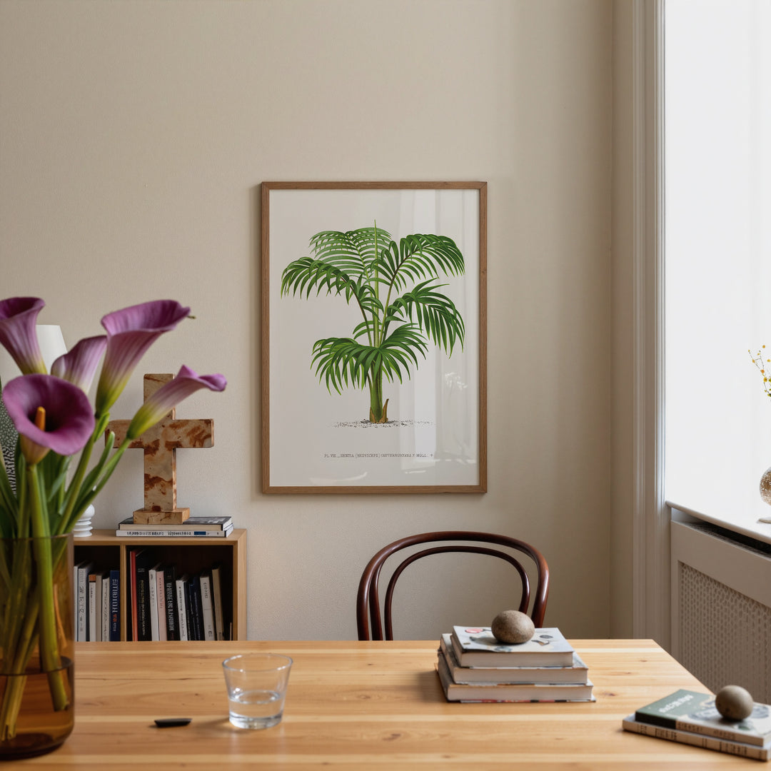 Umbrella Palm Vintage Poster