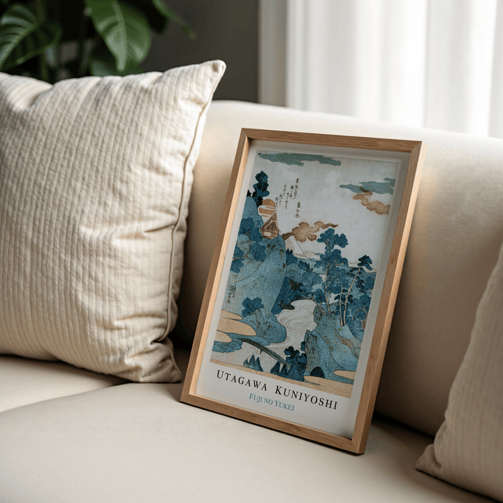 Japandi Blue Posters Set of 3 - Poster Room