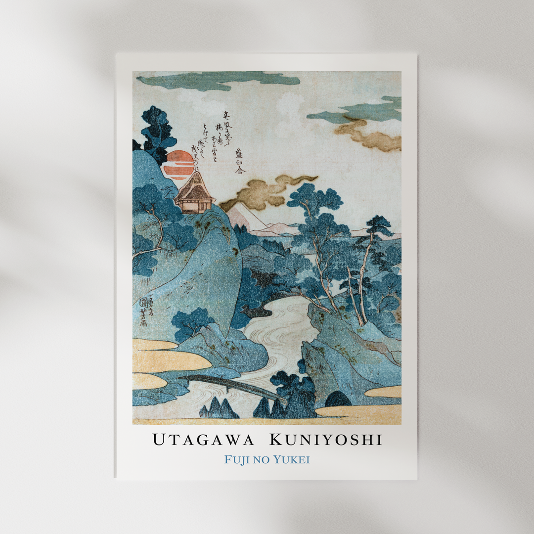Fuji no Yukei by Utagawa Kuniyoshi poster