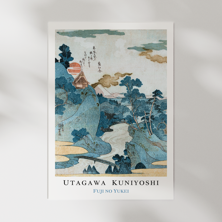 Fuji no Yukei by Utagawa Kuniyoshi poster