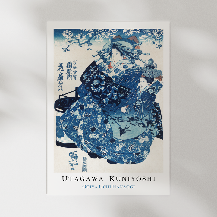 Ogiya Uchi Hanaogi By Utagawa Kuniyoshi poster