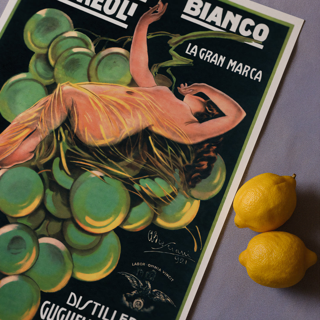 Vermouth Bianco Andreoli Vintage Poster