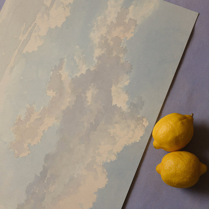 Vintage Cloud Study Poster