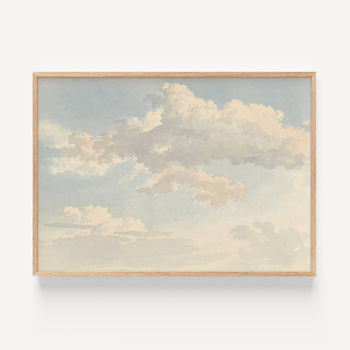 Vintage Cloud Study Poster