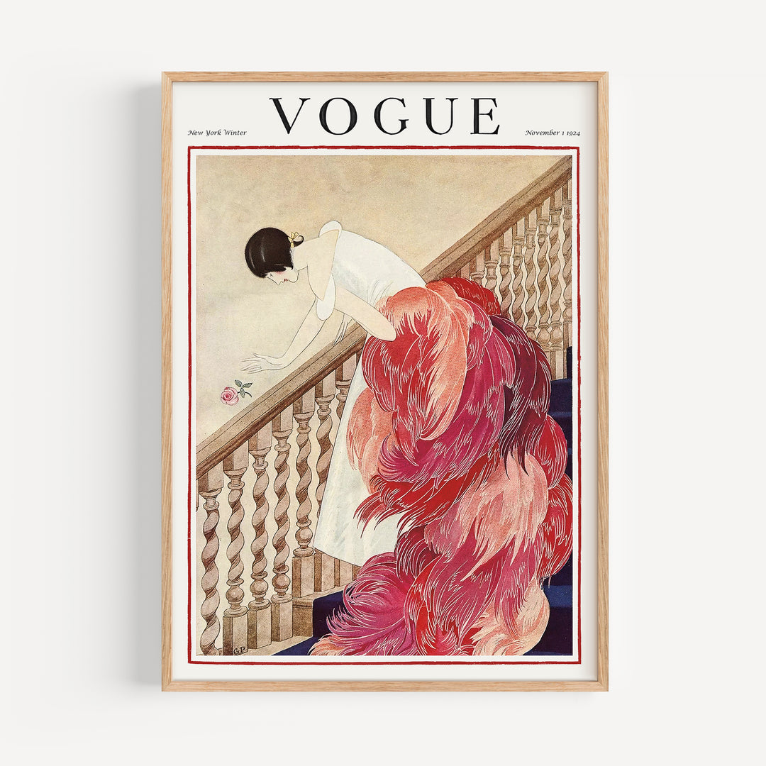 Fashion Magazine Cover Poster Set