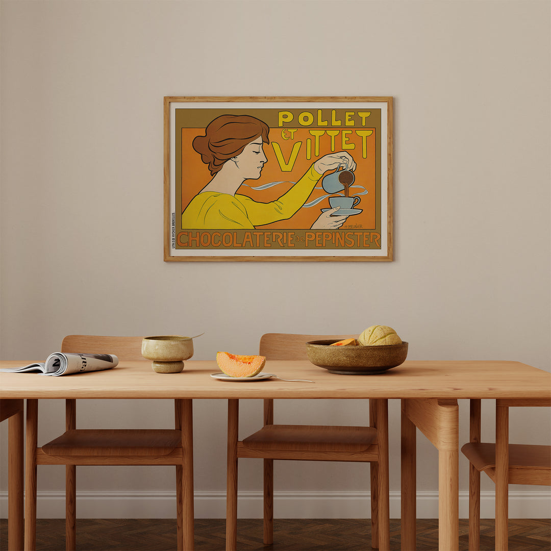 Vintage Hot Chocolate Poster