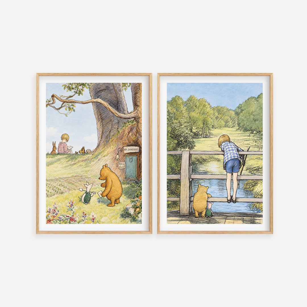 Winnie-the-Pooh Vintage 1928 Poster Set