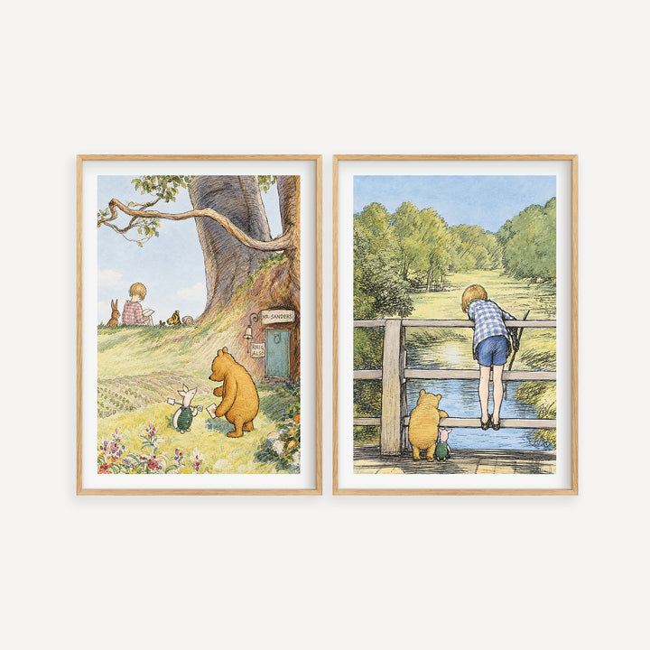 Winnie-the-Pooh Vintage 1928 Poster Set