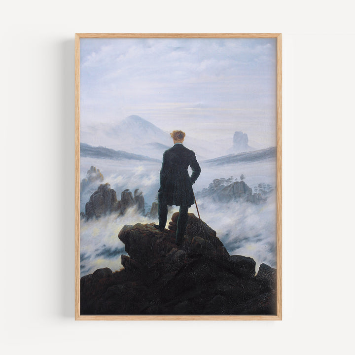 Wanderer Above the Sea of Fog by Caspar David Friedrich Poster