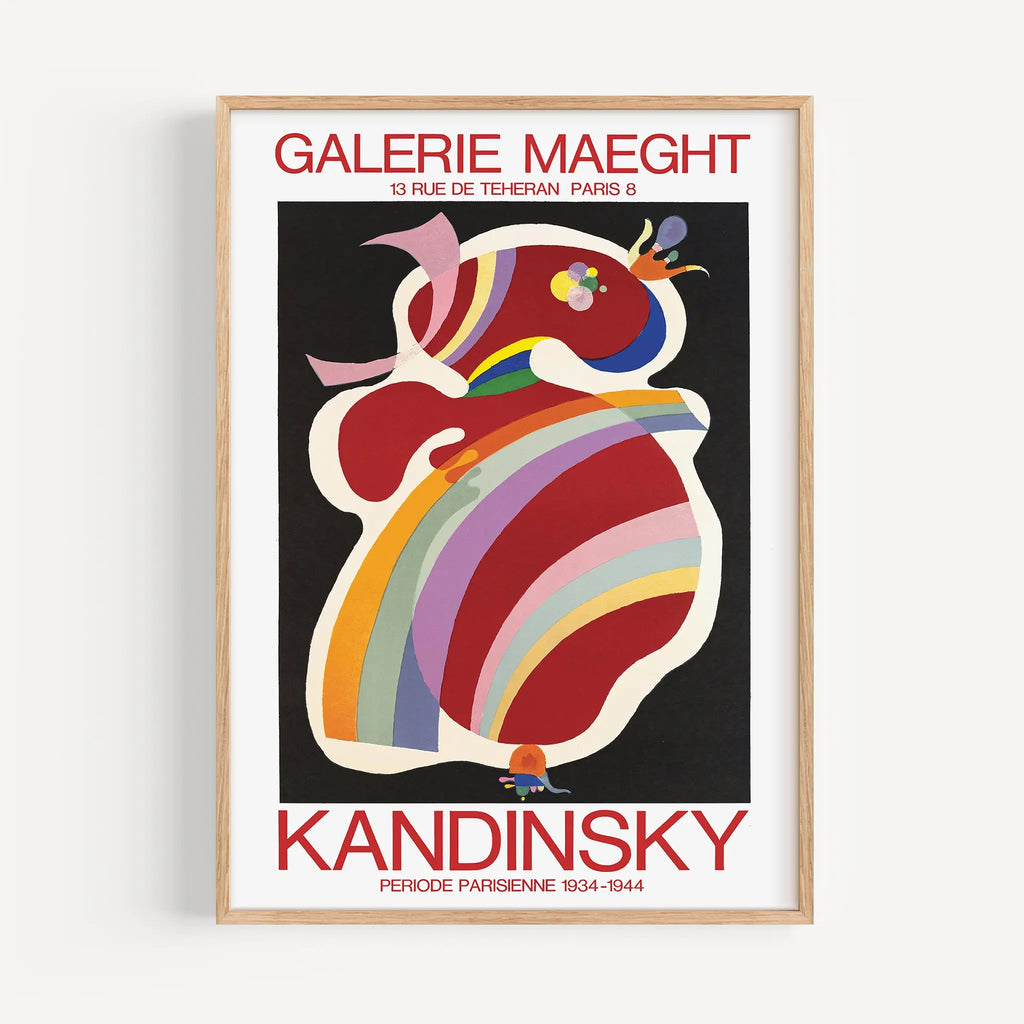 ANDREASGURSKY カミオカンデ 2007 ポスタープリント Wassily Kandinsky Exhibition Poster – Poster Room