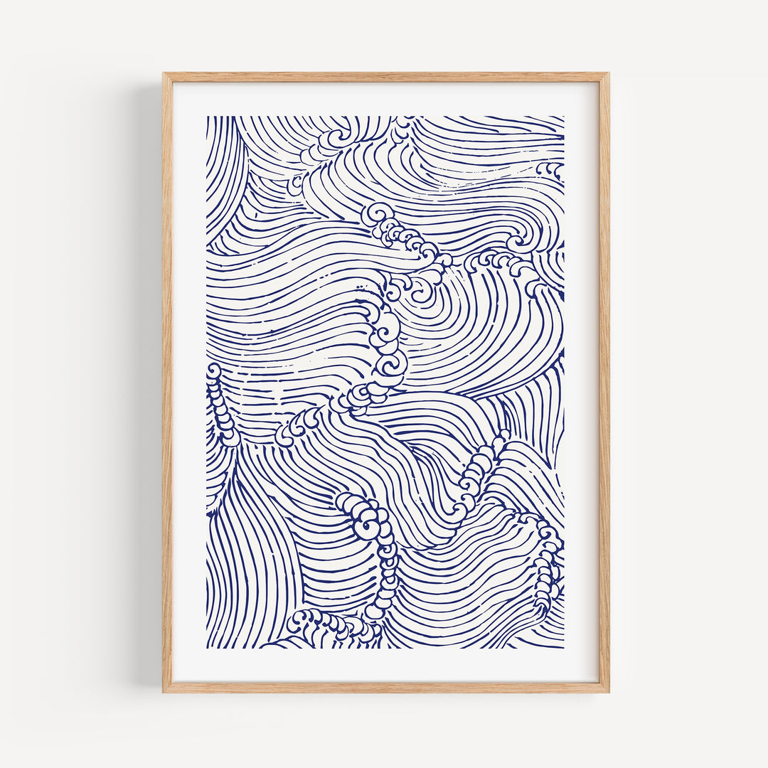 Waves by Mori Yūzan Poster Set