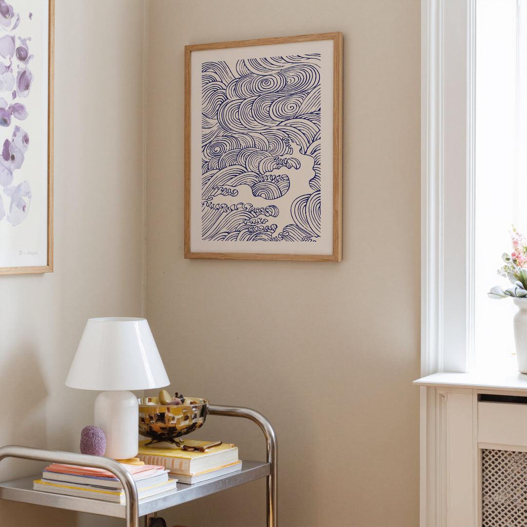 Waves by Mori Yūzan Poster Set