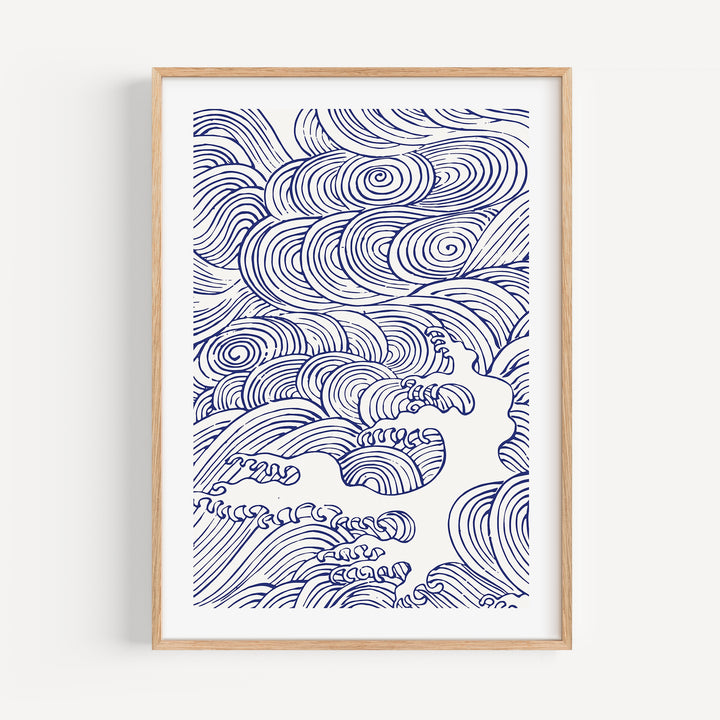 Waves by Mori Yūzan Poster Set