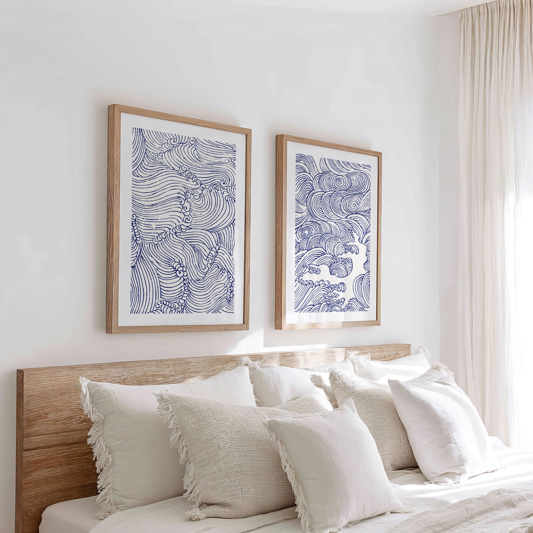 Waves by Mori Yūzan Poster Set