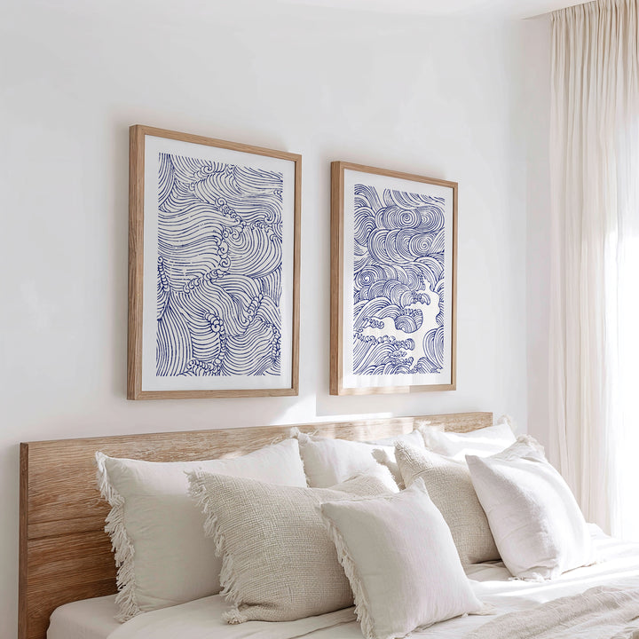 Waves by Mori Yūzan Poster Set
