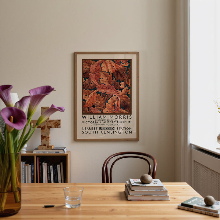 William Morris Underground Exhibition Poster