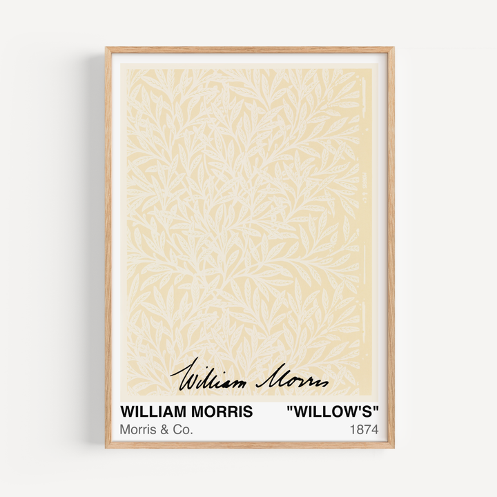 Willow's by William Morris Poster