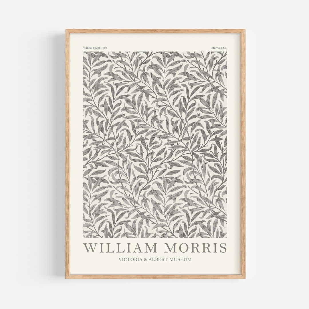Willow Bough by William Morris Exhibition Poster