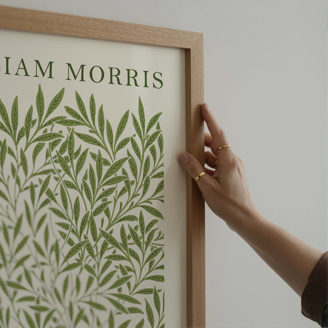 Willow Pattern by William Morris Exhibition Poster