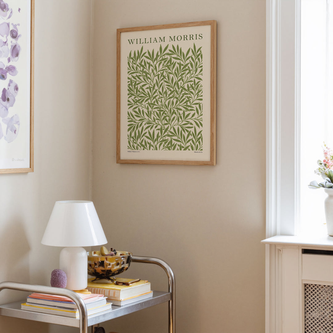 Willow Pattern by William Morris Exhibition Poster
