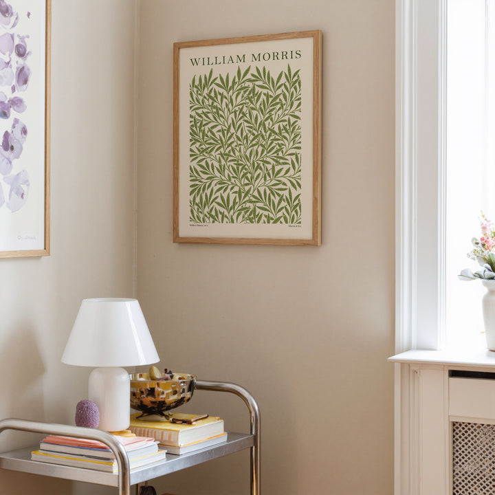 Willow Pattern by William Morris Exhibition Poster