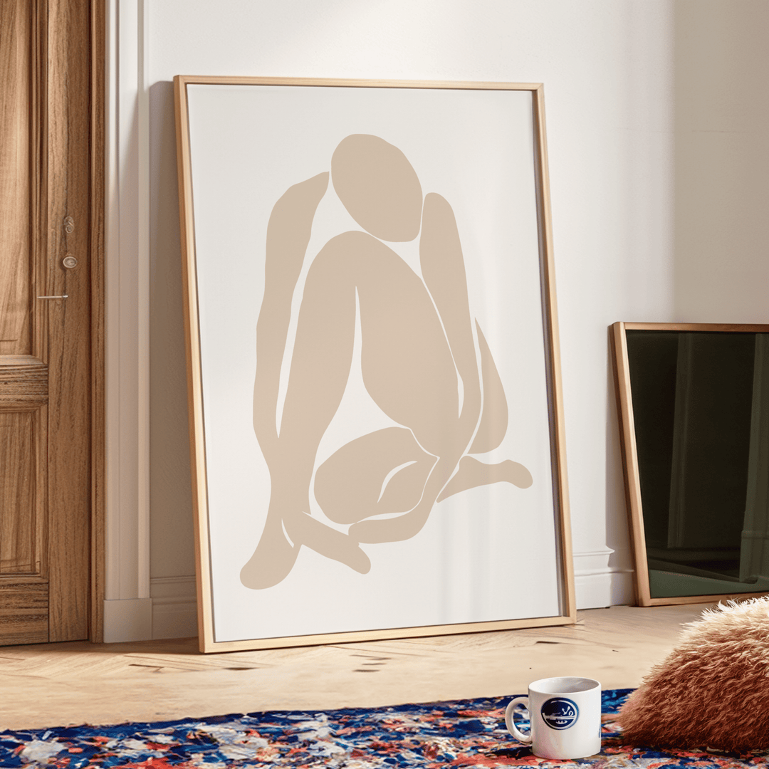 Matisse Woman in Beige Poster Set of 3 - Poster Room