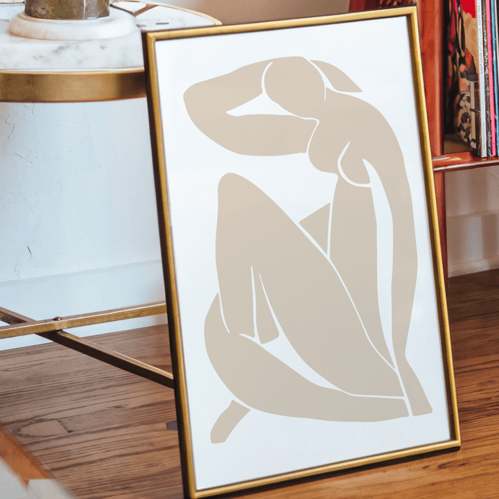 Matisse Woman in Beige Poster Set of 3 - Poster Room