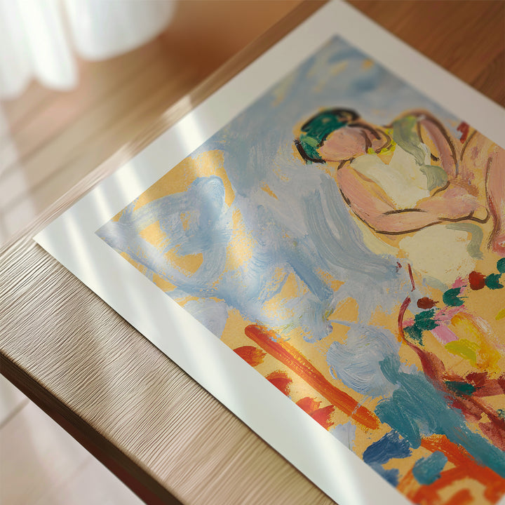 Young Woman in a Green Turban by Henri Lebasque Poster