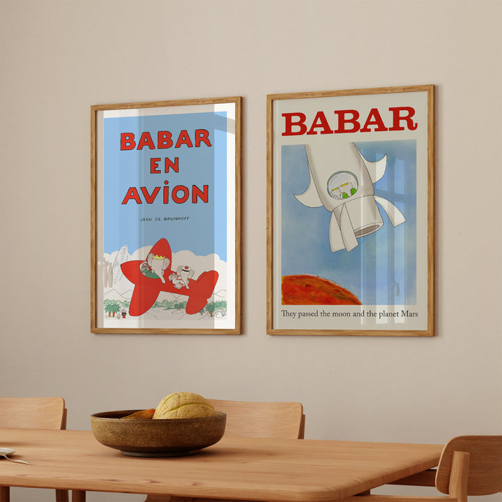Babar in Space Poster