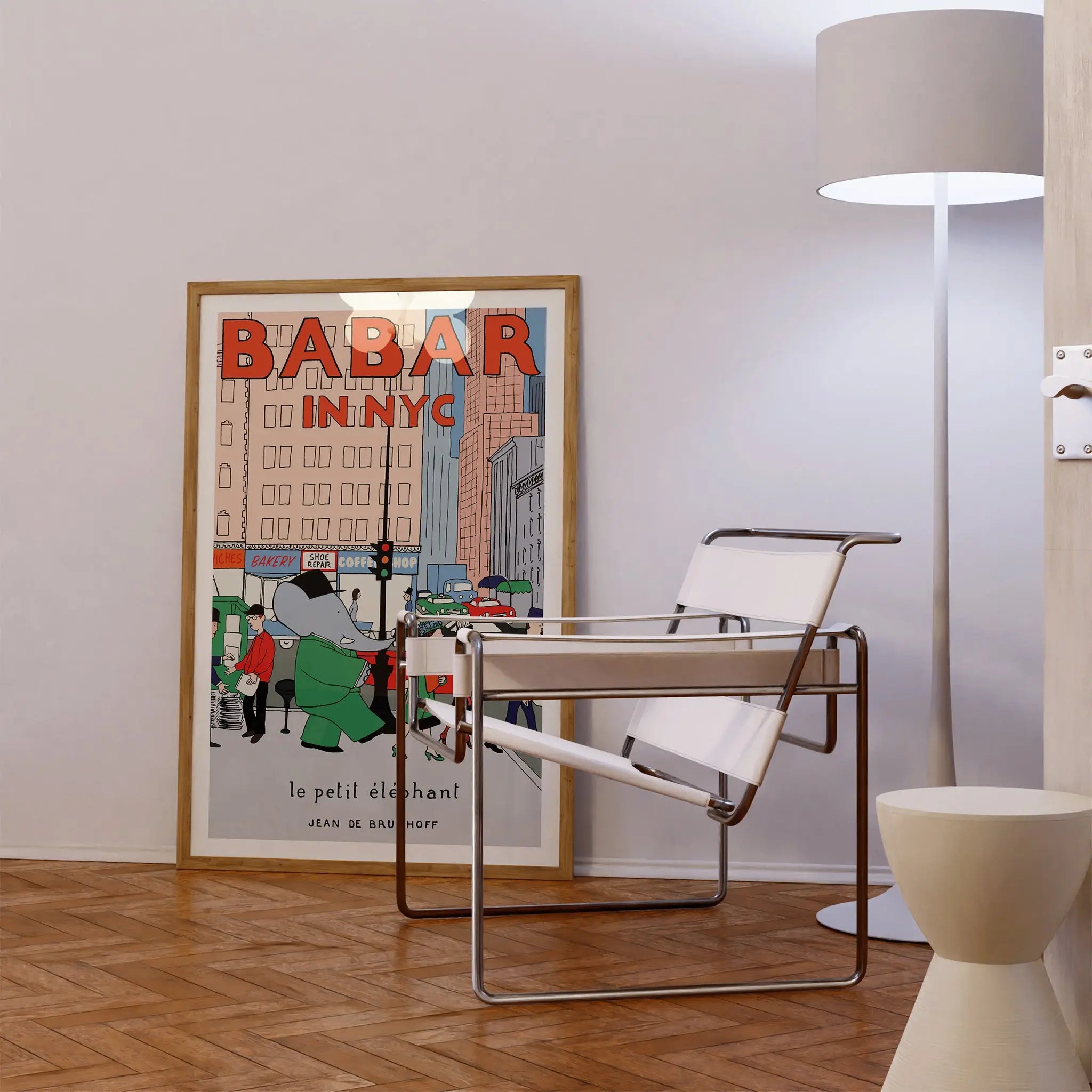 Babar in NYC Poster - Classic Children's Book Art - Poster Room