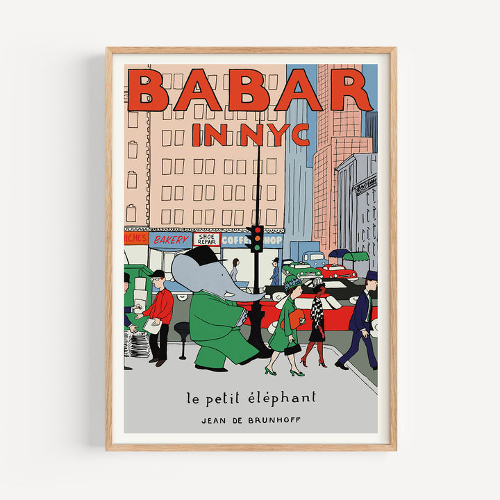 Babar in NYC Poster
