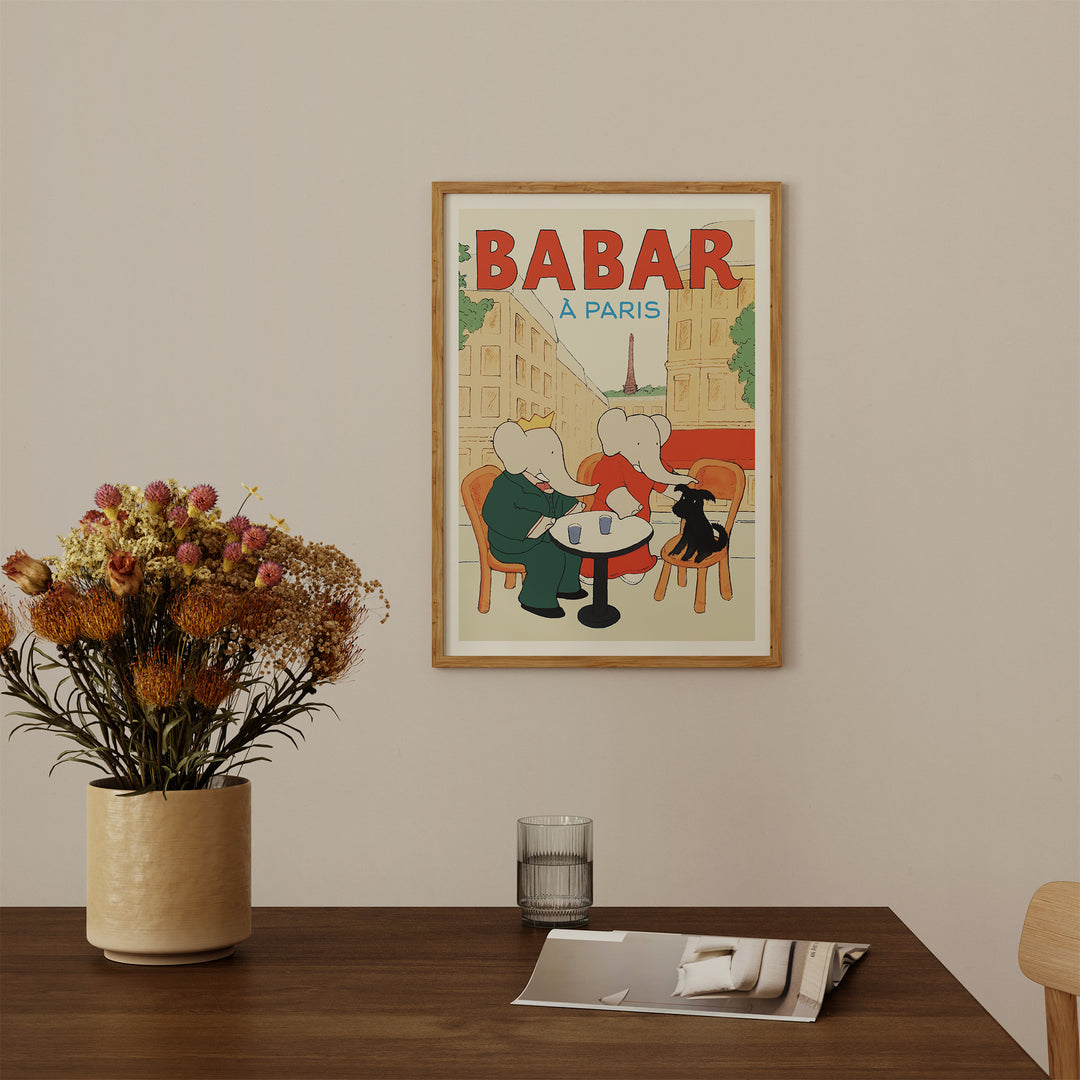 Babar in Paris Poster