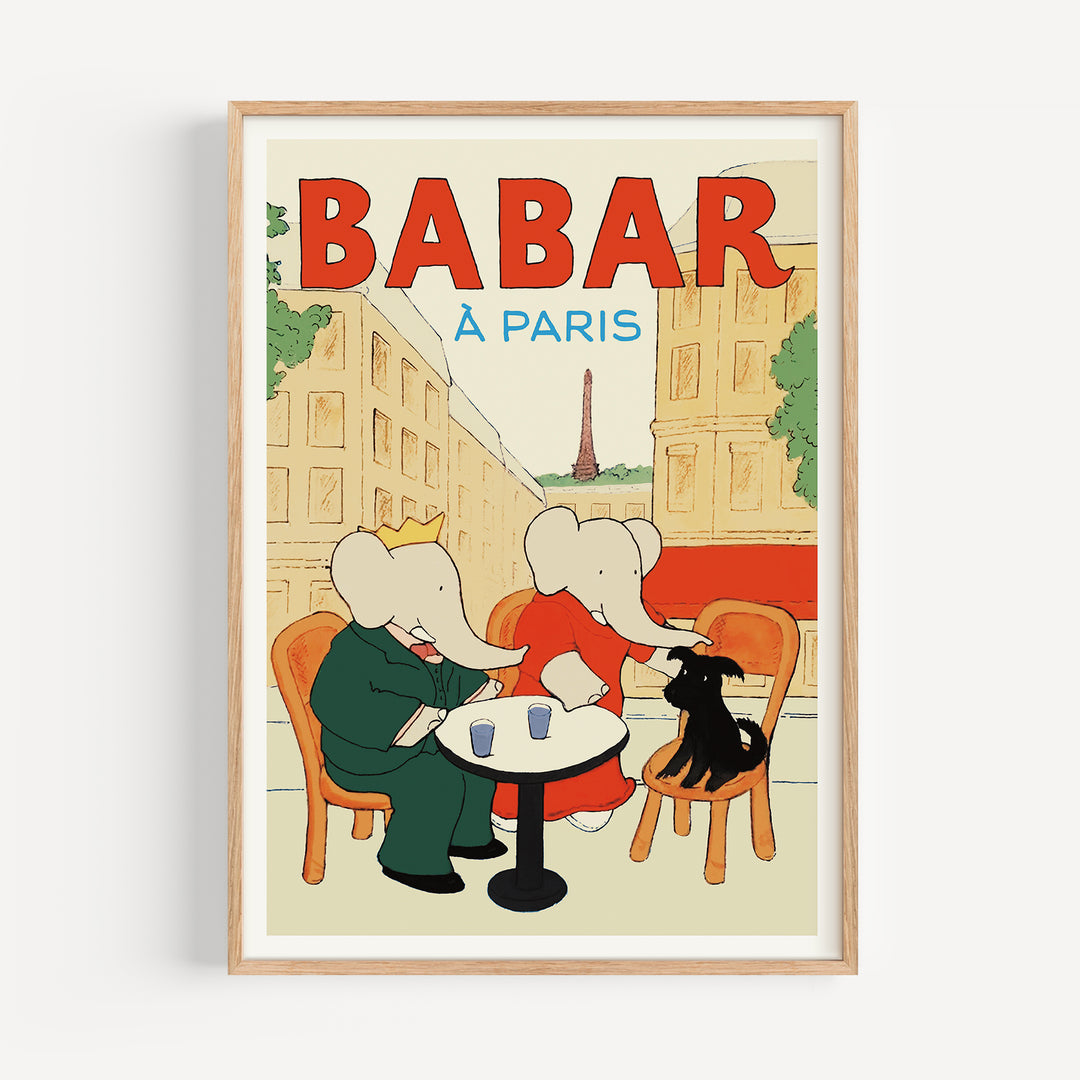 Babar in Paris Poster