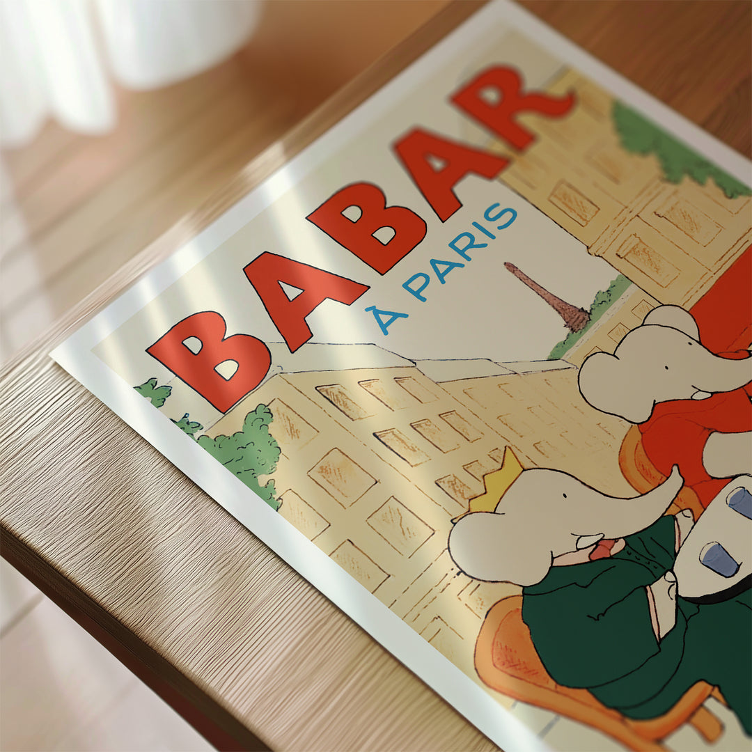 Babar in Paris Poster