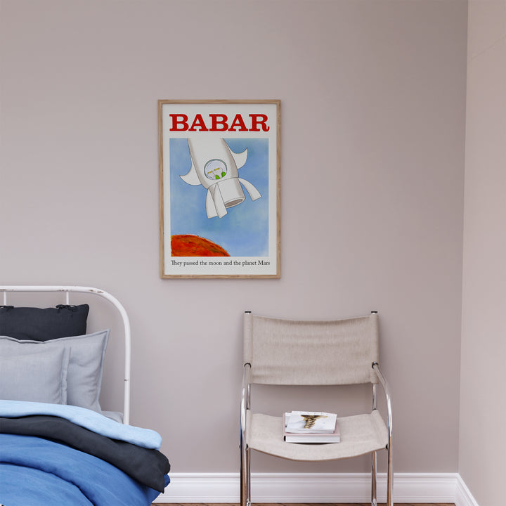 Babar in Space Poster