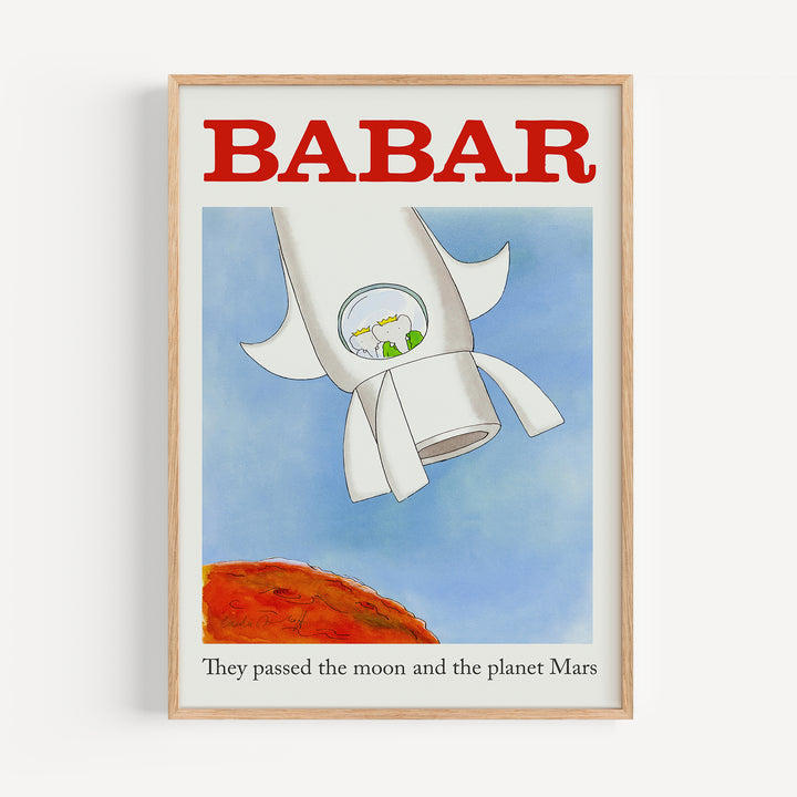 Babar in Space Poster