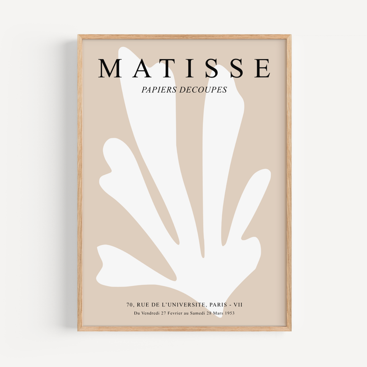 Papier Decoupes Beige I Matisse Poster