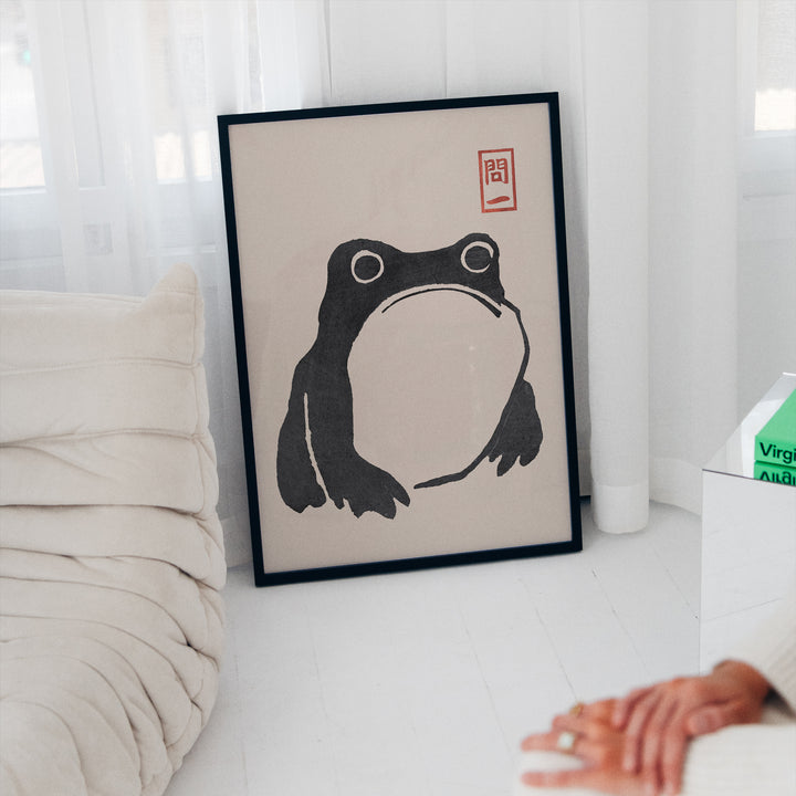 Black Frog No.1 by Matsumoto Hōji Poster
