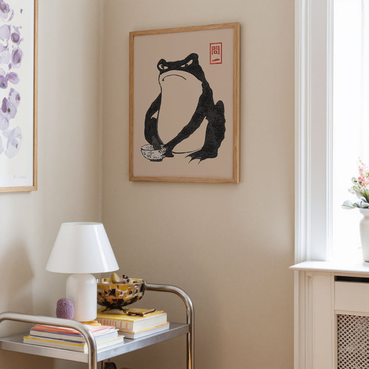 Black Frogs by Matsumoto Hōji Poster Set