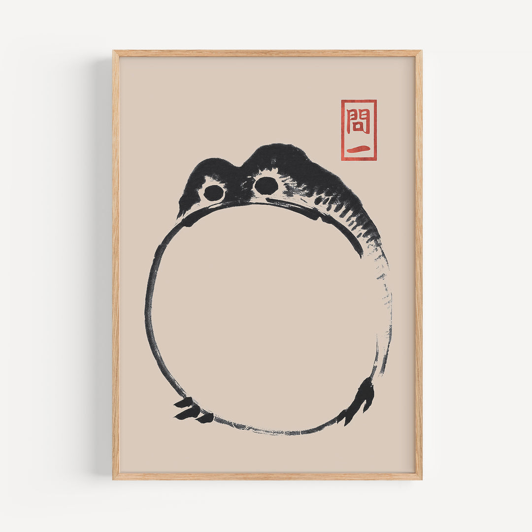 Black Frog No.3 by Matsumoto Hōji Poster