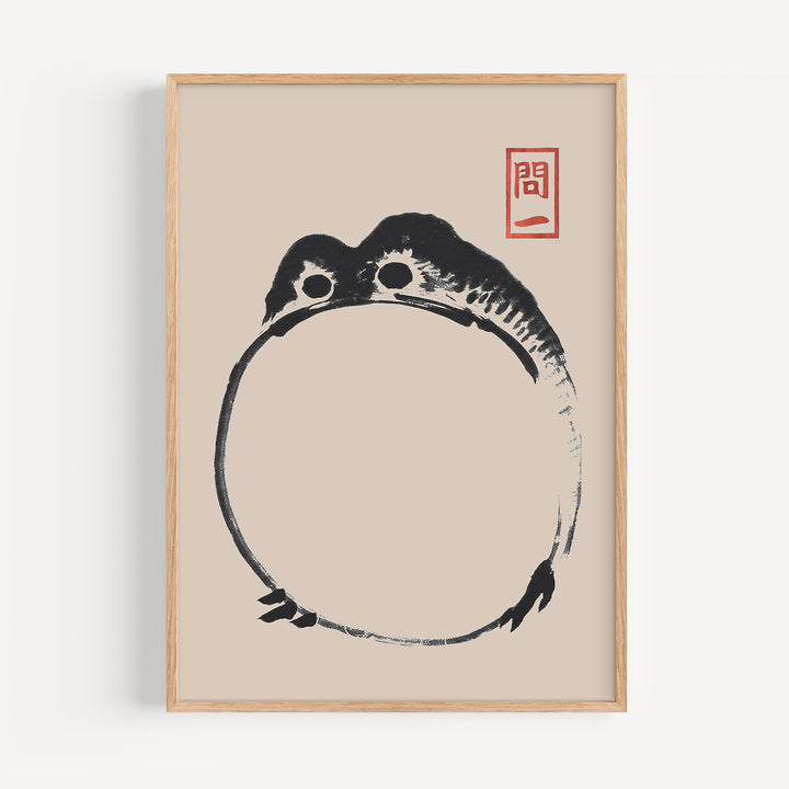 Black Frog No.3 by Matsumoto Hōji Poster
